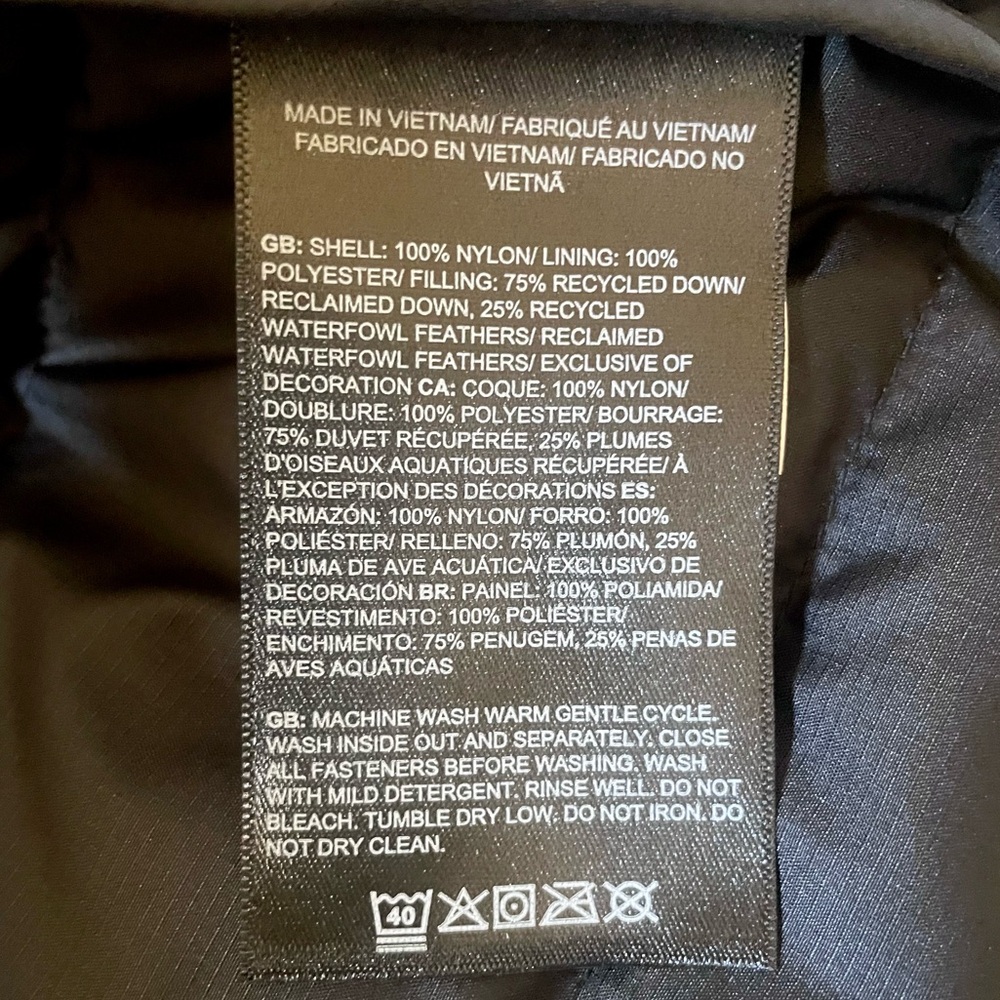 The North Face Women’s Minoqua Down Black Jacket - Picture 9 of 9